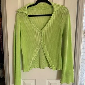 Lime Green Blouse